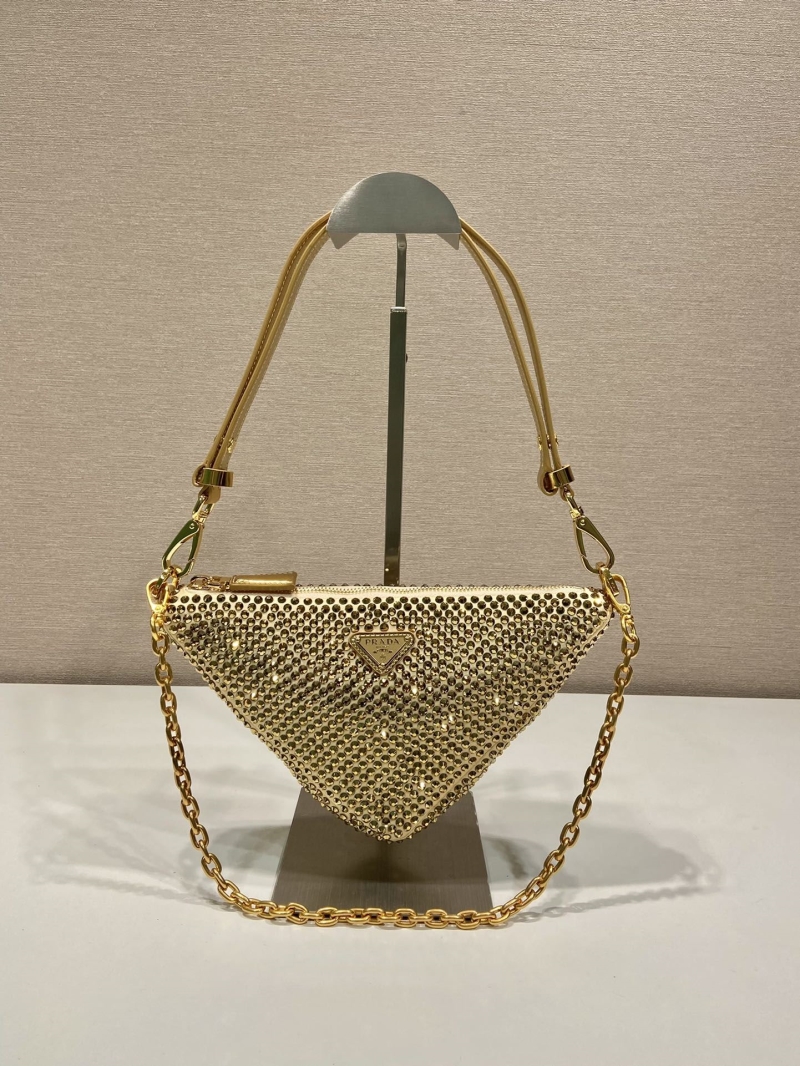 Pra*a triangle pouch